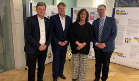 Frau Prof. Neuss, Prof. Bielefeldt, Prof. Dabrock und General a.D. PDG Staigis